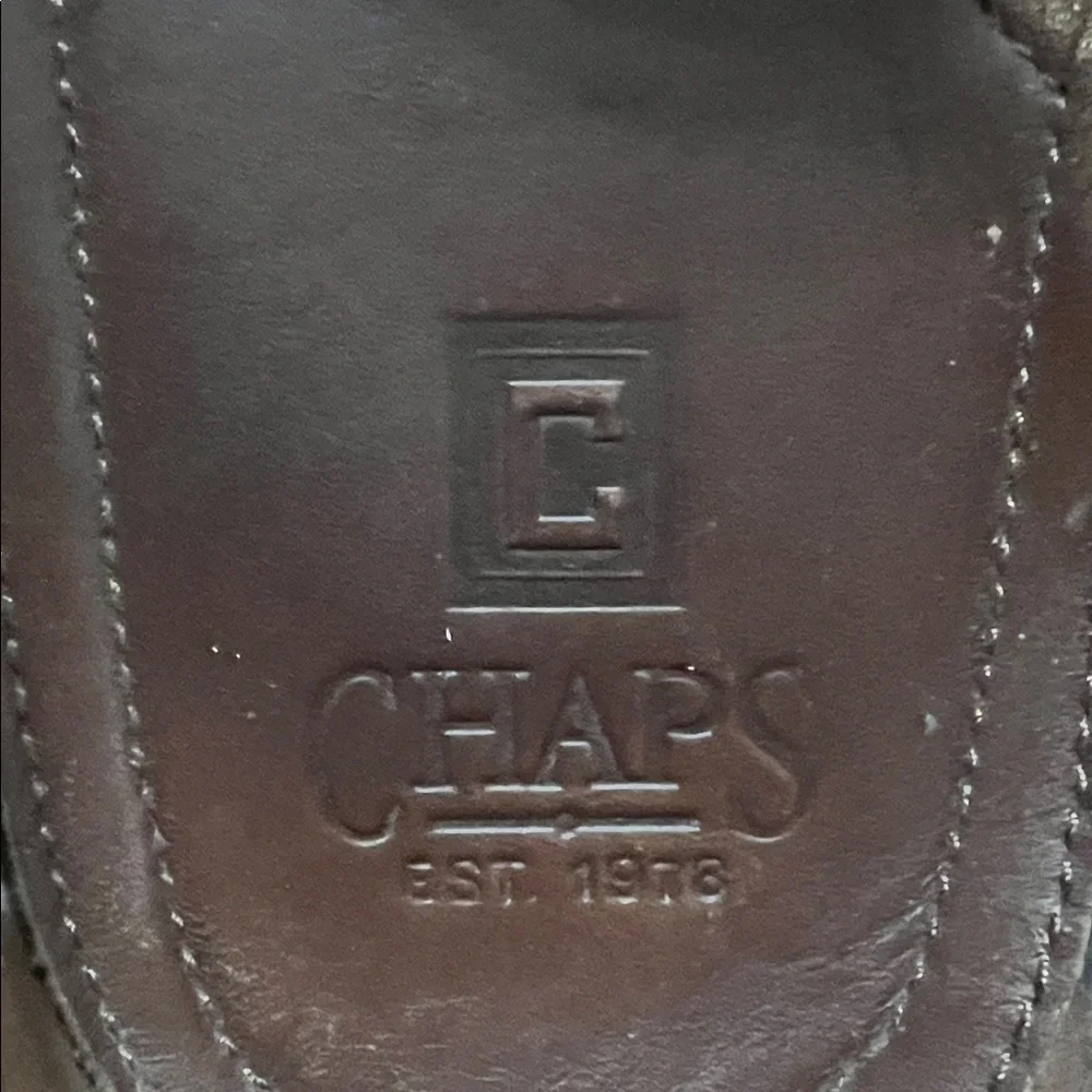 CHAP’S- Tan Leather Tassel Loafers